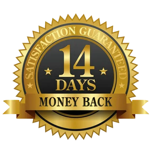 Apollo AI 14-day money-back guarantee badge